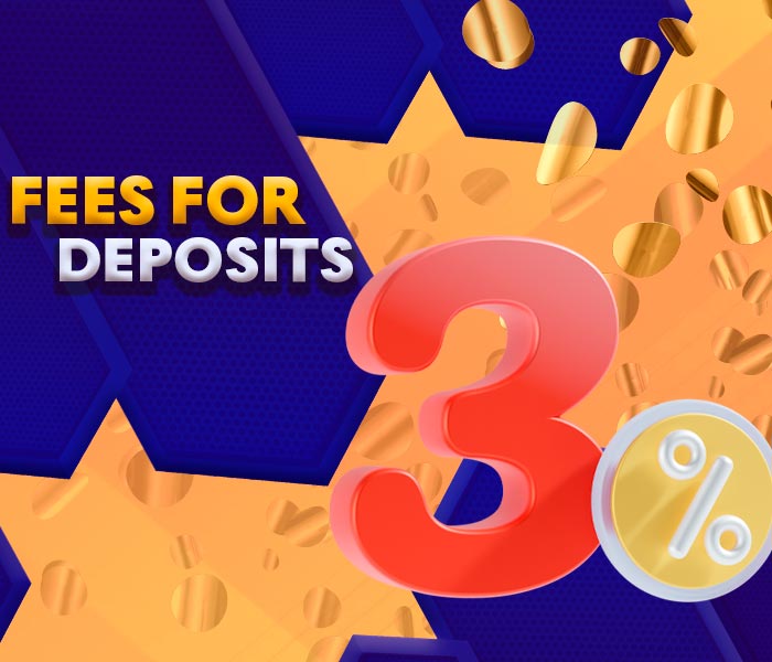 Amount of commission for deposits