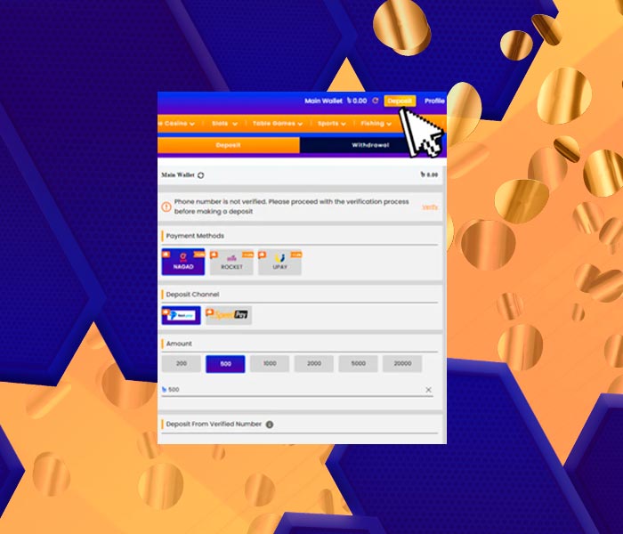 Payment section