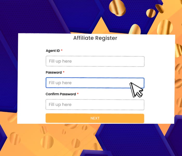 Start registering in affiliate program