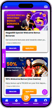Screenshot of bonuses on the site