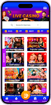 Screenshot of website application