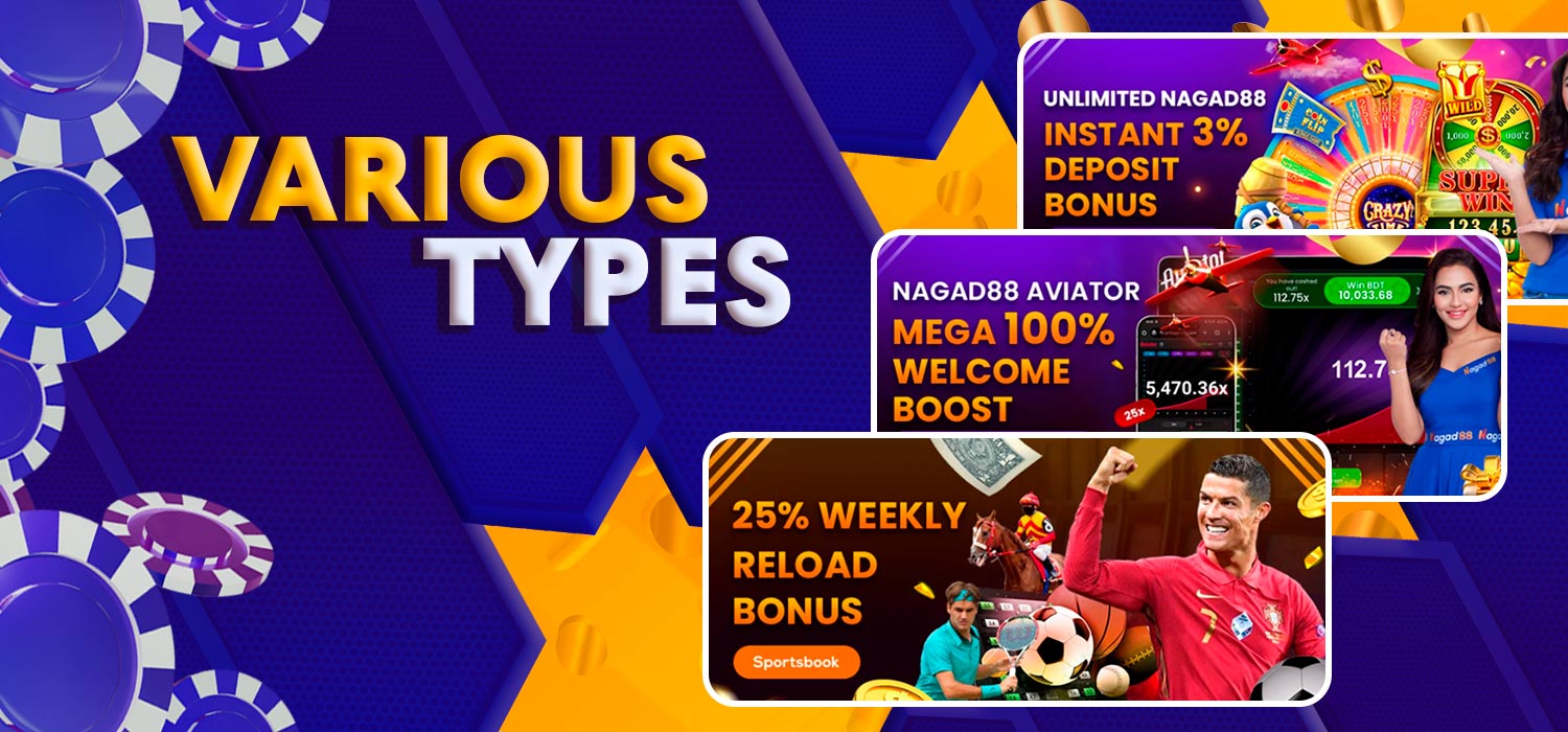 Various types of bonuses