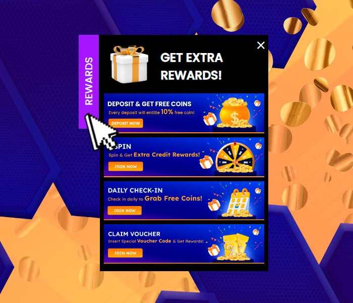 Voucher code section