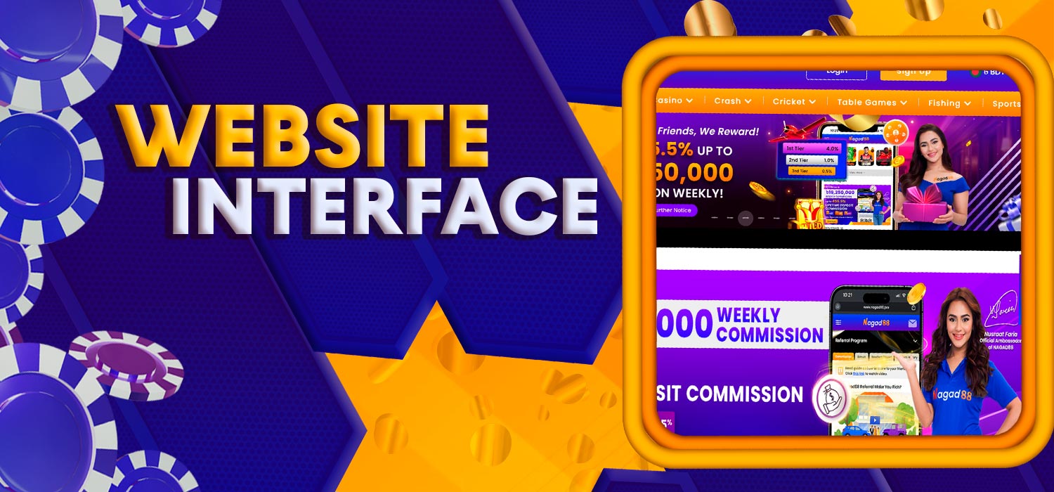 Interface and website overview